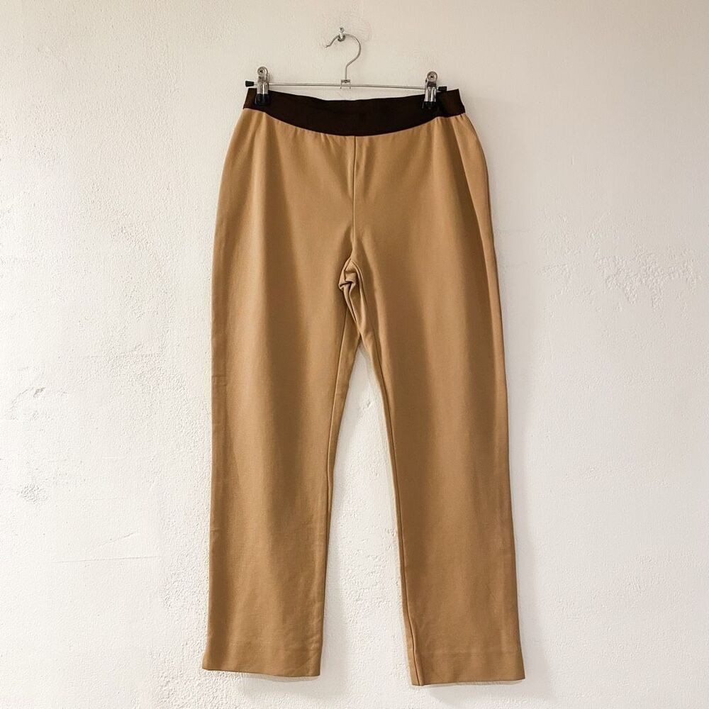 Il Lanificio Viscose Pull On Pants in Brown Size 42